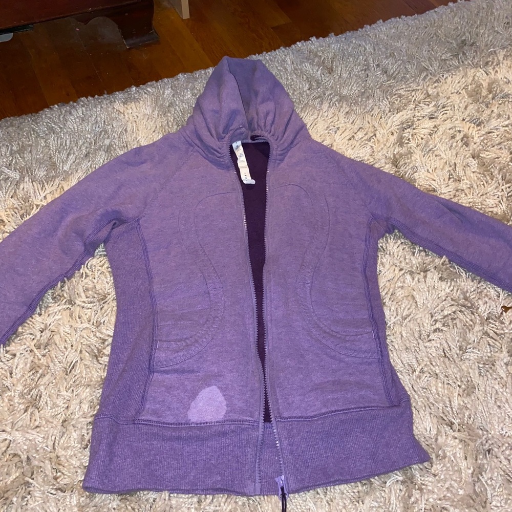 Purple lululemon zip up